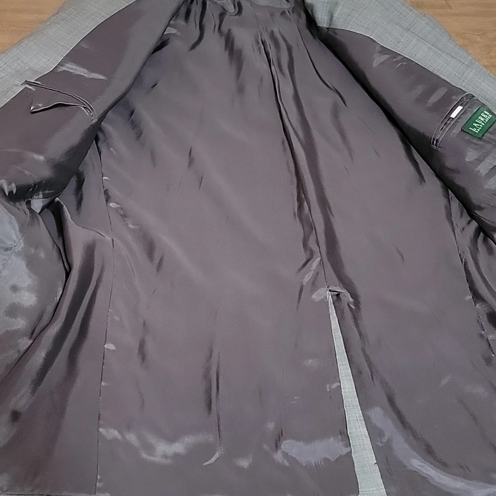 Men's Lauren Ralph Lauren Blazer,‎ Gray, Size 48R, EUC